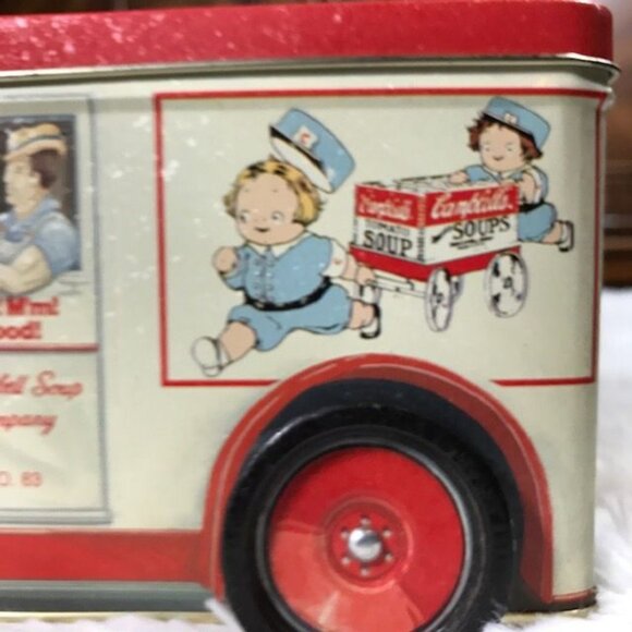 Set of 2 Vintage Coca-Cola Campbell's Soup Multi-Compartment Delivery Truck Tins - Picture 11 of 16